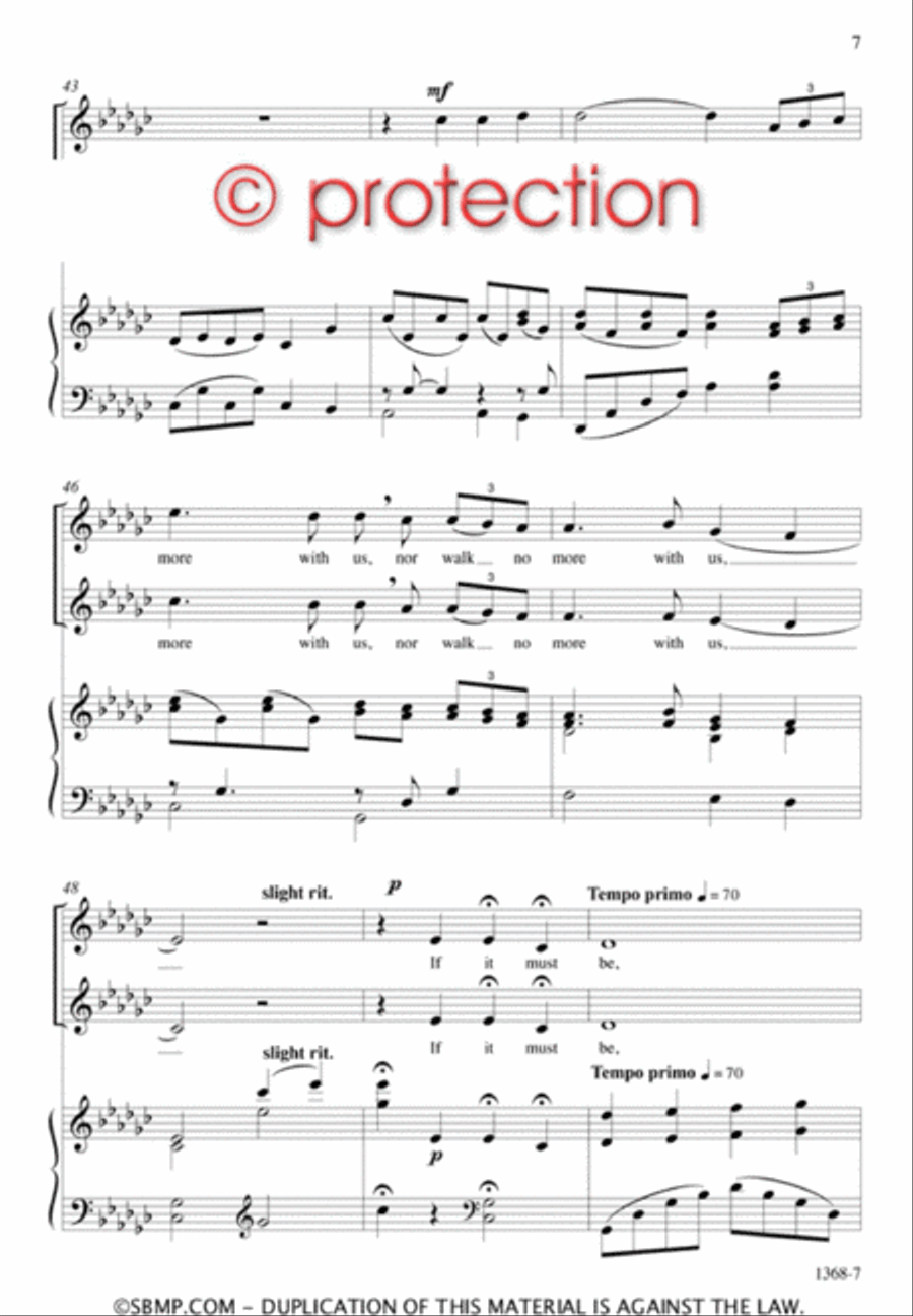 If It Must Be - Two-part Octavo 2-Part scores gallery preview page 6