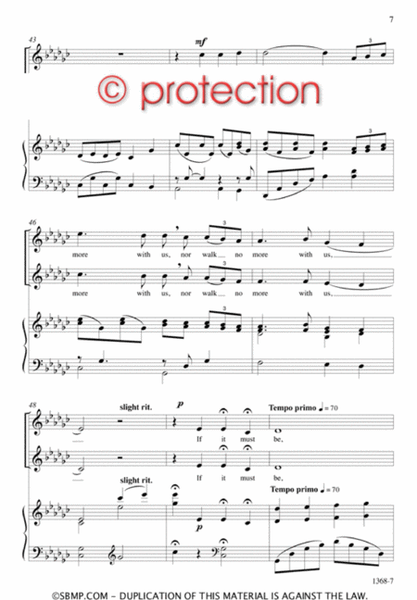 If It Must Be - Two-part Octavo image number null