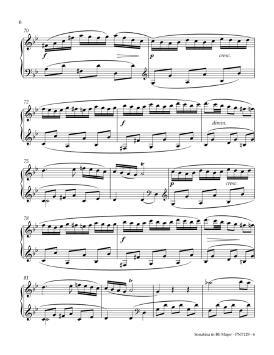 Sonatina Opus 38, Number 2 Piano Method scores gallery preview page 6