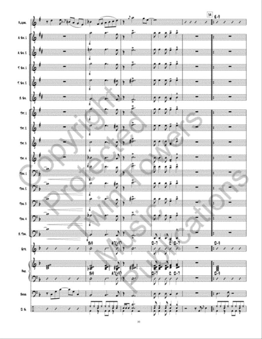 Mr. Clary Jazz Ensemble scores gallery preview page 11