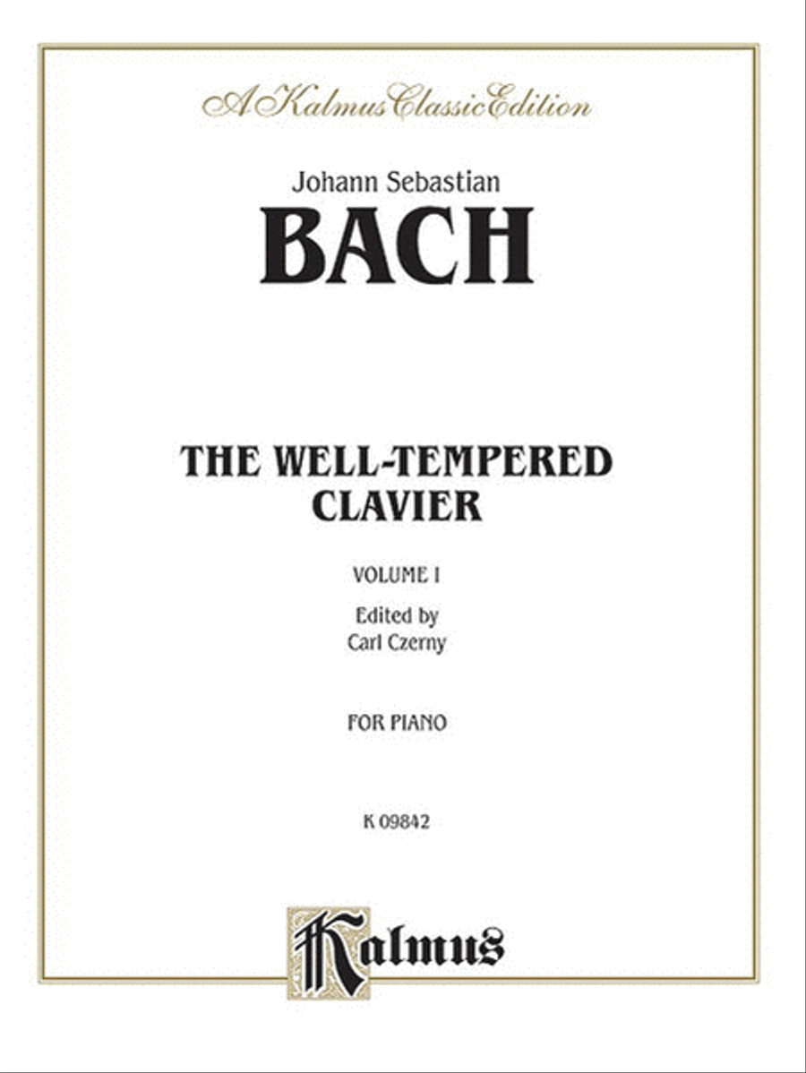 Johann Sebastian Bach: Well-Tempered Clavier, Volume 1