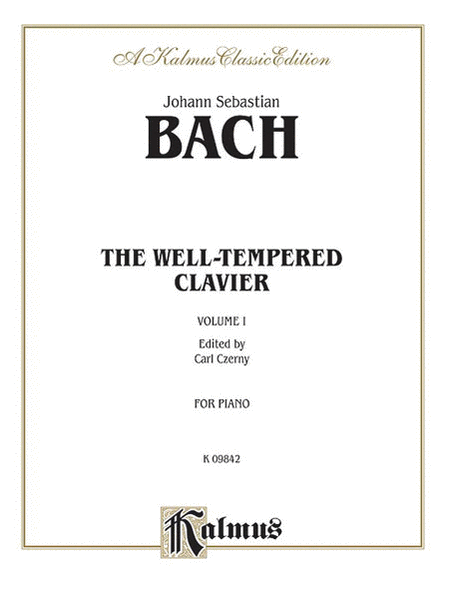 The Well-Tempered Clavier, Volume 1 by Johann Sebastian Bach Piano Solo - Sheet Music