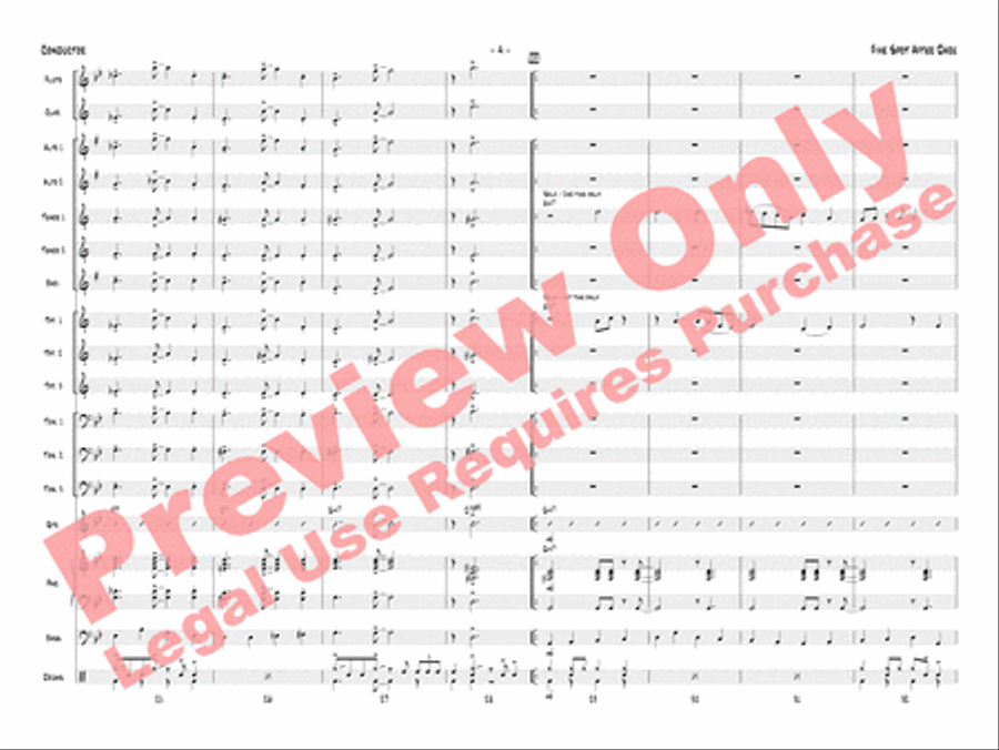 Five Spot After Dark Jazz Ensemble scores gallery preview page 7
