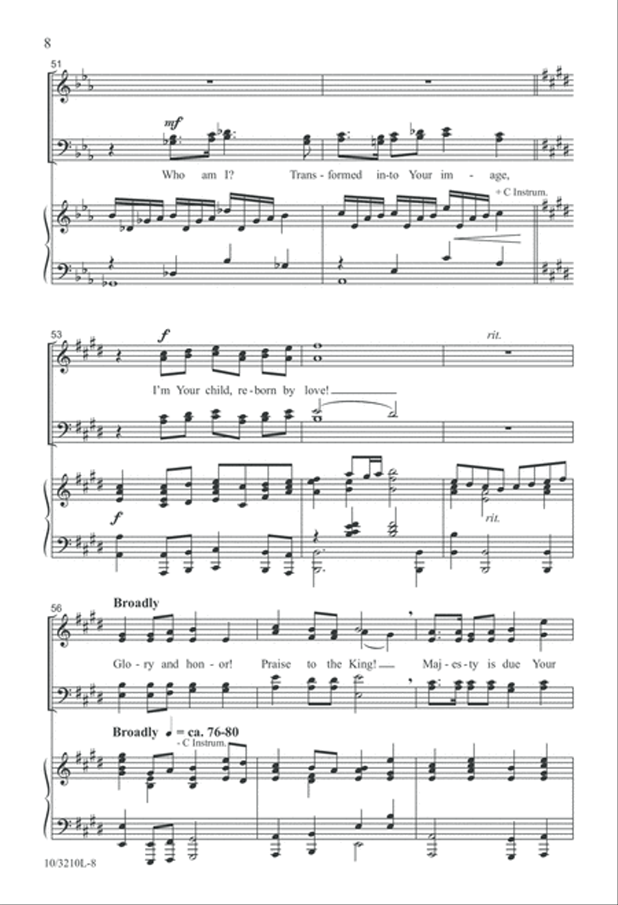 Who Am I? 4-Part scores gallery preview page 8