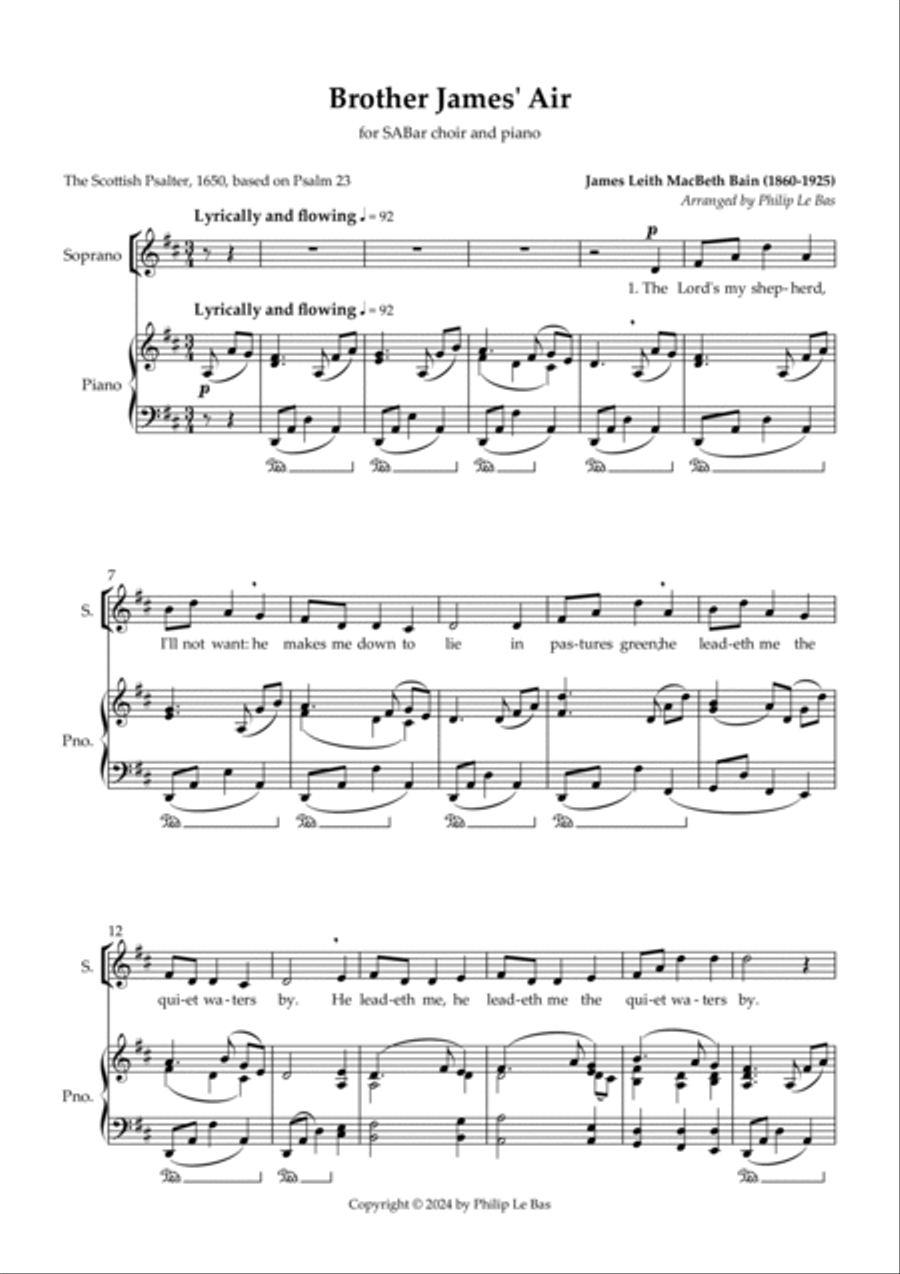 Brother James' Air 3-Part scores gallery preview page 2
