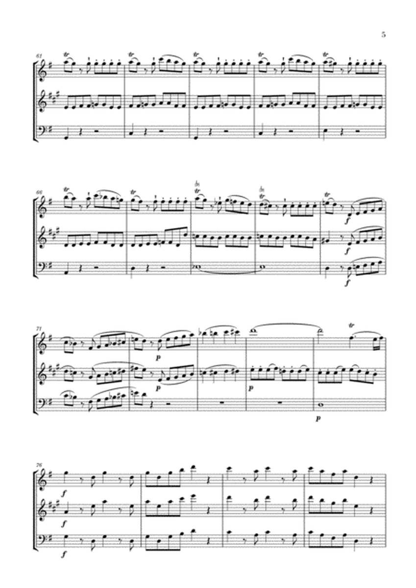 Eine Kleine Nachtmusik for Oboe, Clarinet and Bassoon image number null