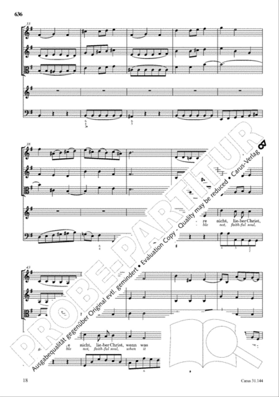 The Complete Sacred Vocal Works (Das geistliche Vokalwerk) Voice scores gallery preview page 635