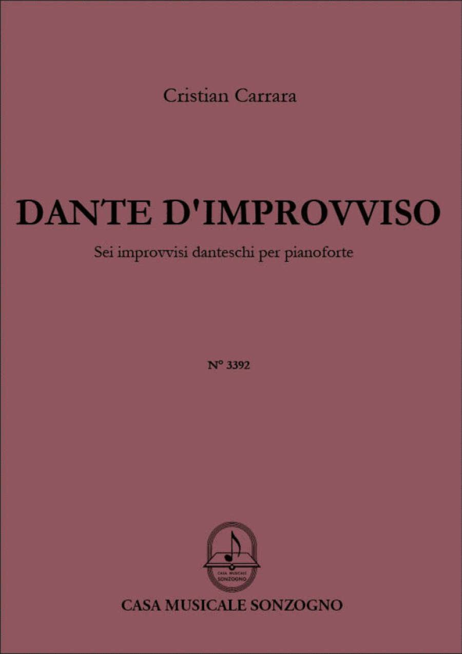 Dante d'Improvviso Piano Solo scores gallery preview page 1