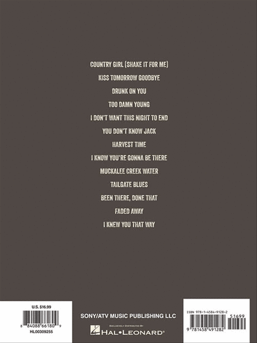 Luke Bryan - Tailgates & Tanlines Piano, Vocal, Guitar scores gallery preview page 2