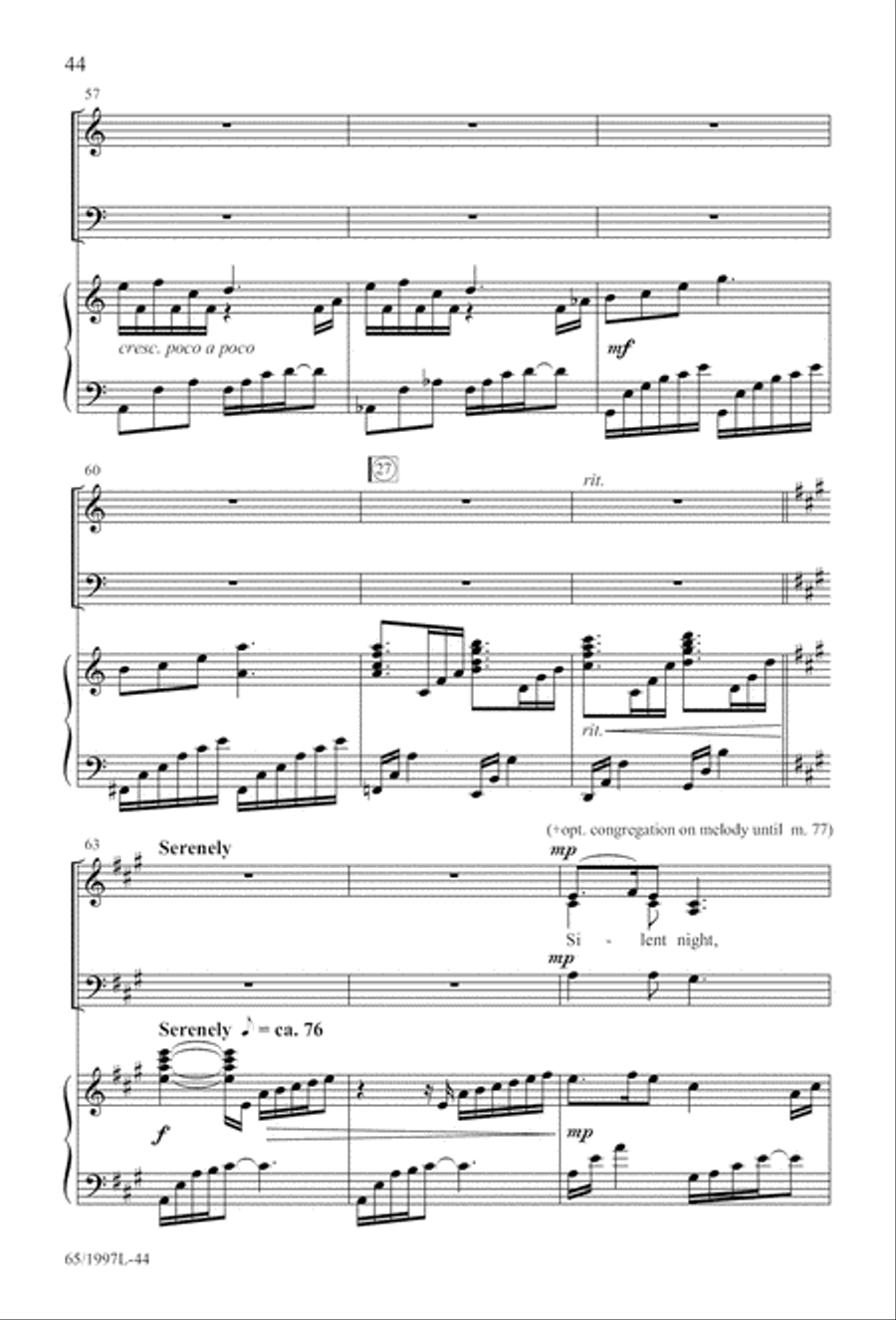 Candles and Carols Candles and Carols 3-Part scores gallery preview page 45