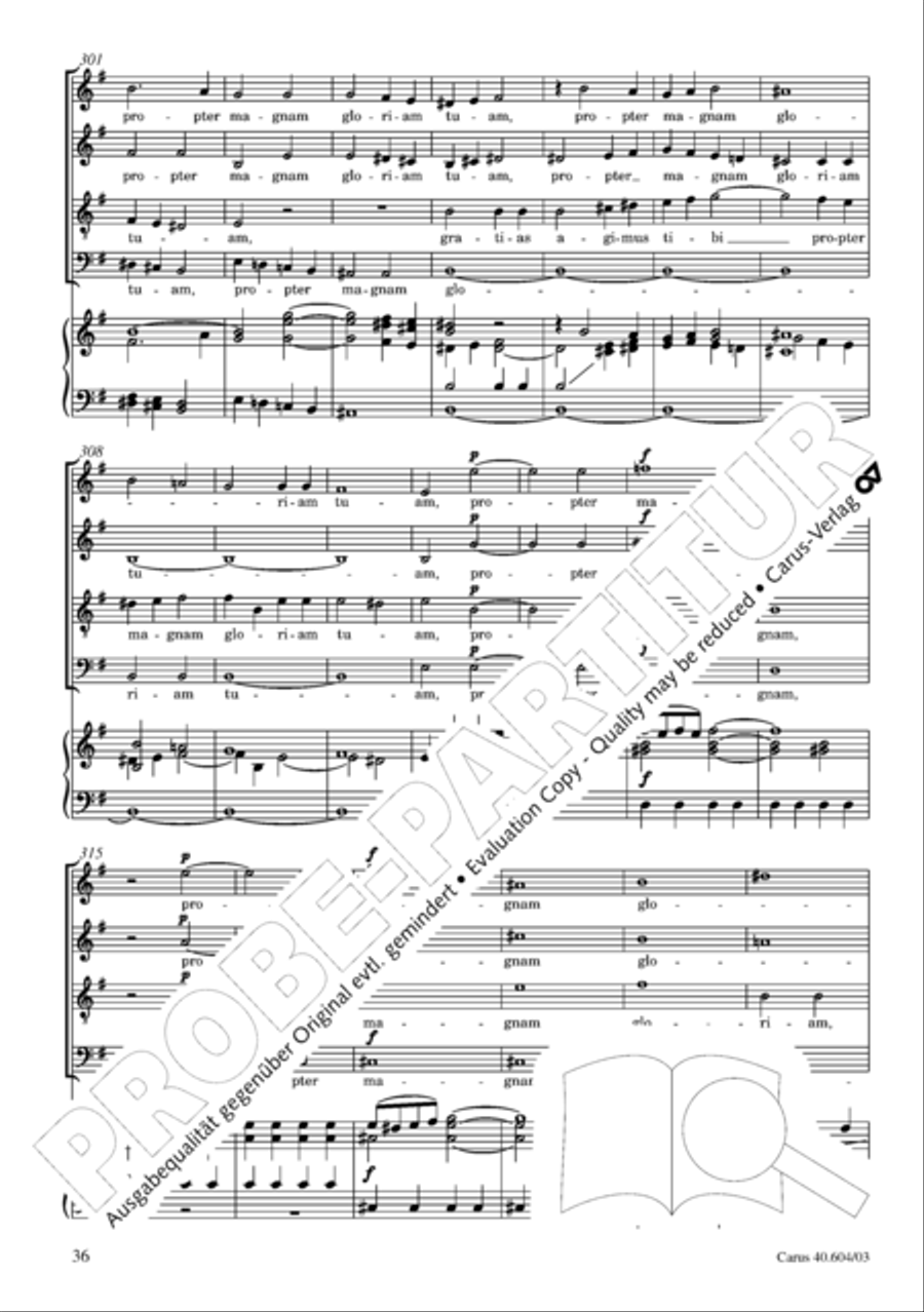 Grosse Mariazeller Messe in C 4-Part scores gallery preview page 45