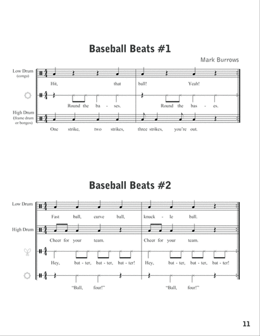 Play Ball! Unison Choir scores gallery preview page 12