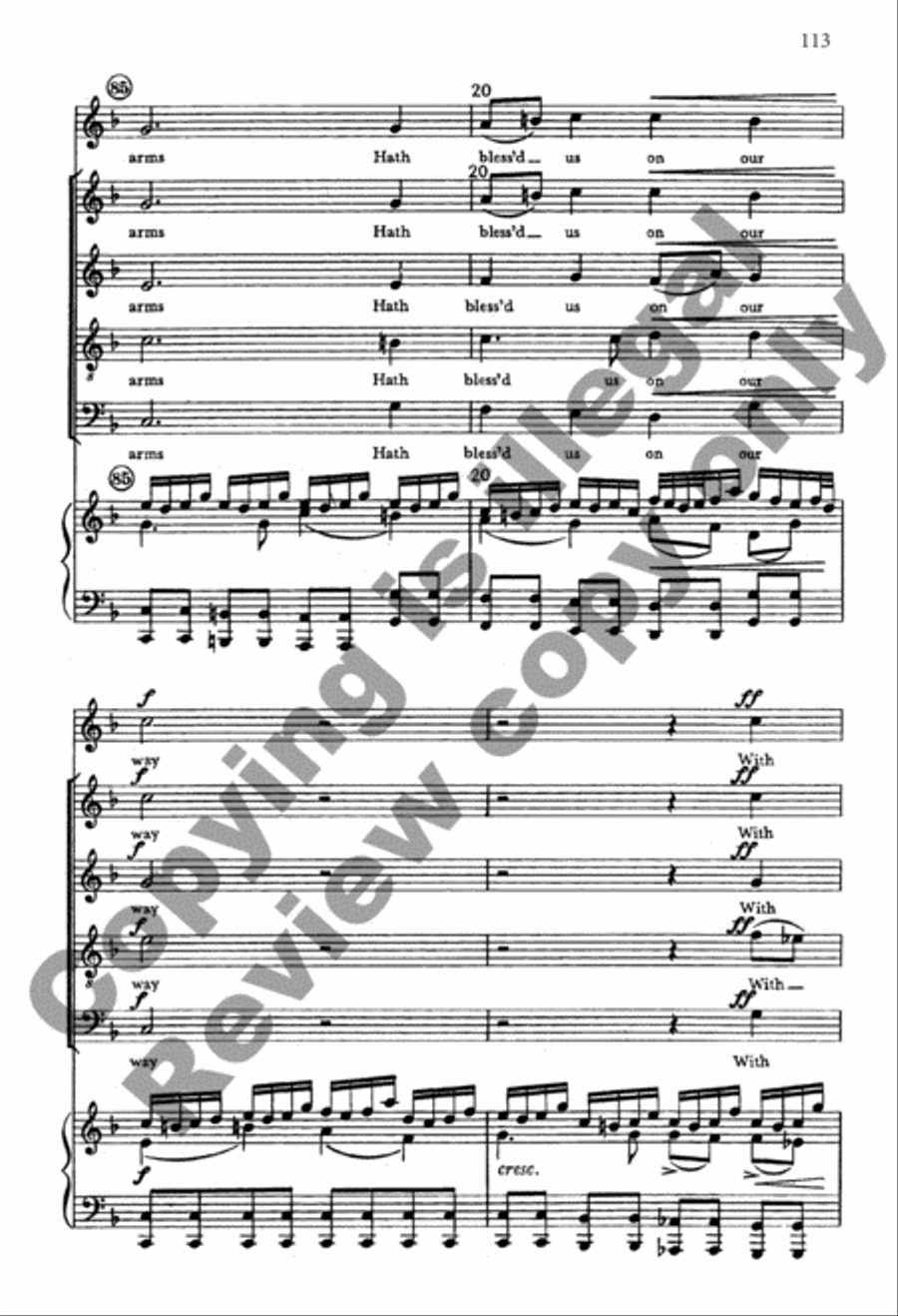 A Psalm Of Thanksgiving A Psalm Of Thanksgiving 4-Part scores gallery preview page 60