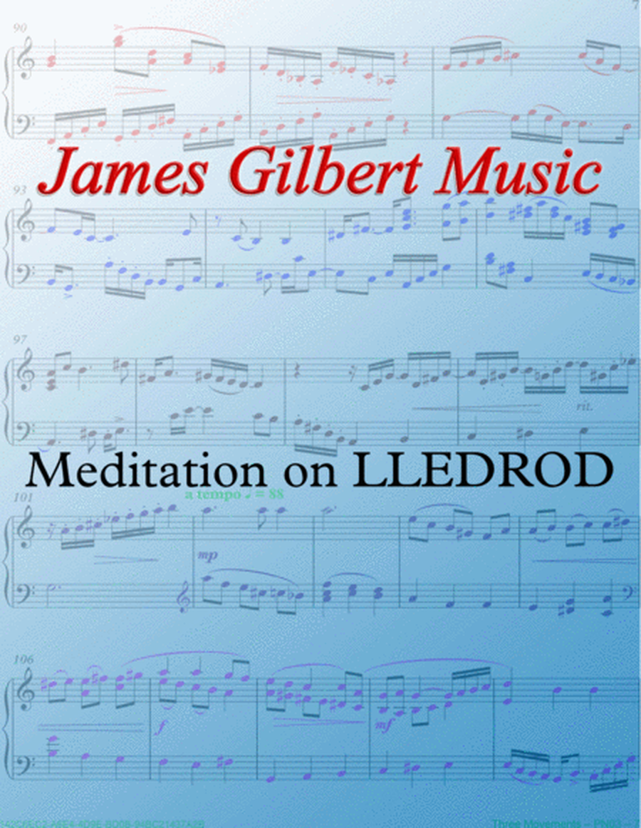Meditation on LLEDROD (Spirit Of God Unleashed) image number null