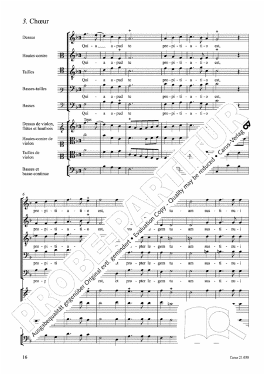 De profundis Men's Choir scores gallery preview page 17