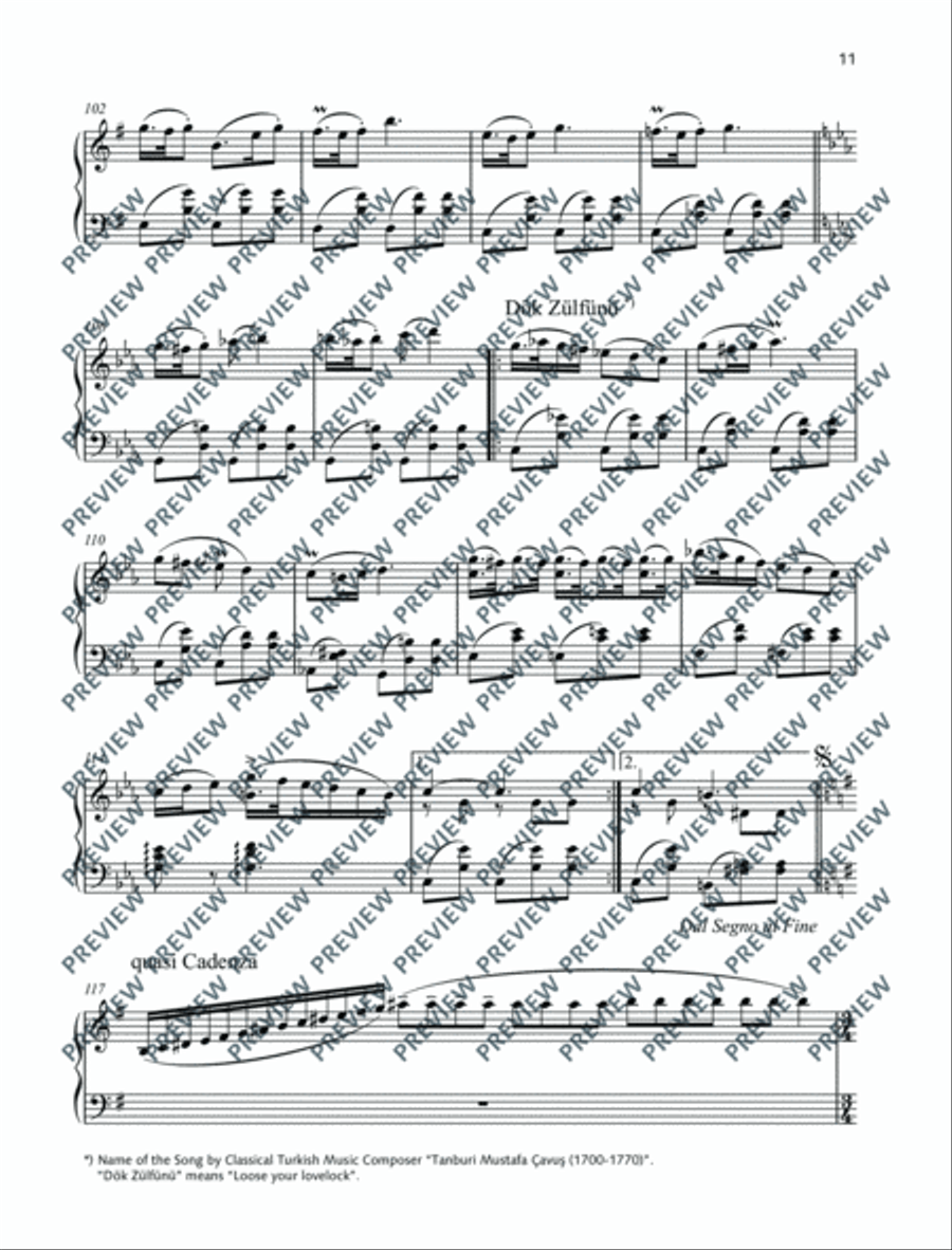 Goldberg in Istanbul Harpsichord scores gallery preview page 12