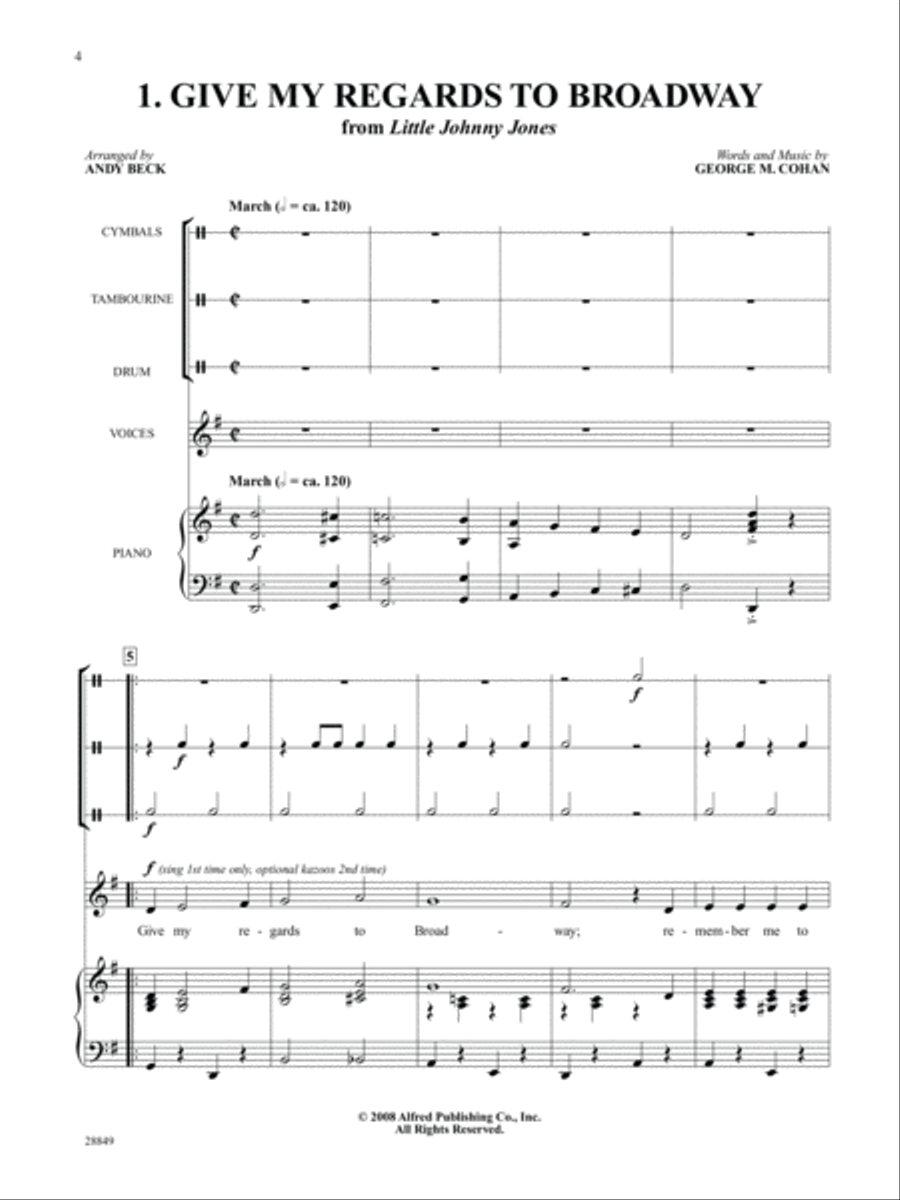 Broadway Rhythm Band - SoundTrax CD (CD only) Unison Choir scores gallery preview page 3