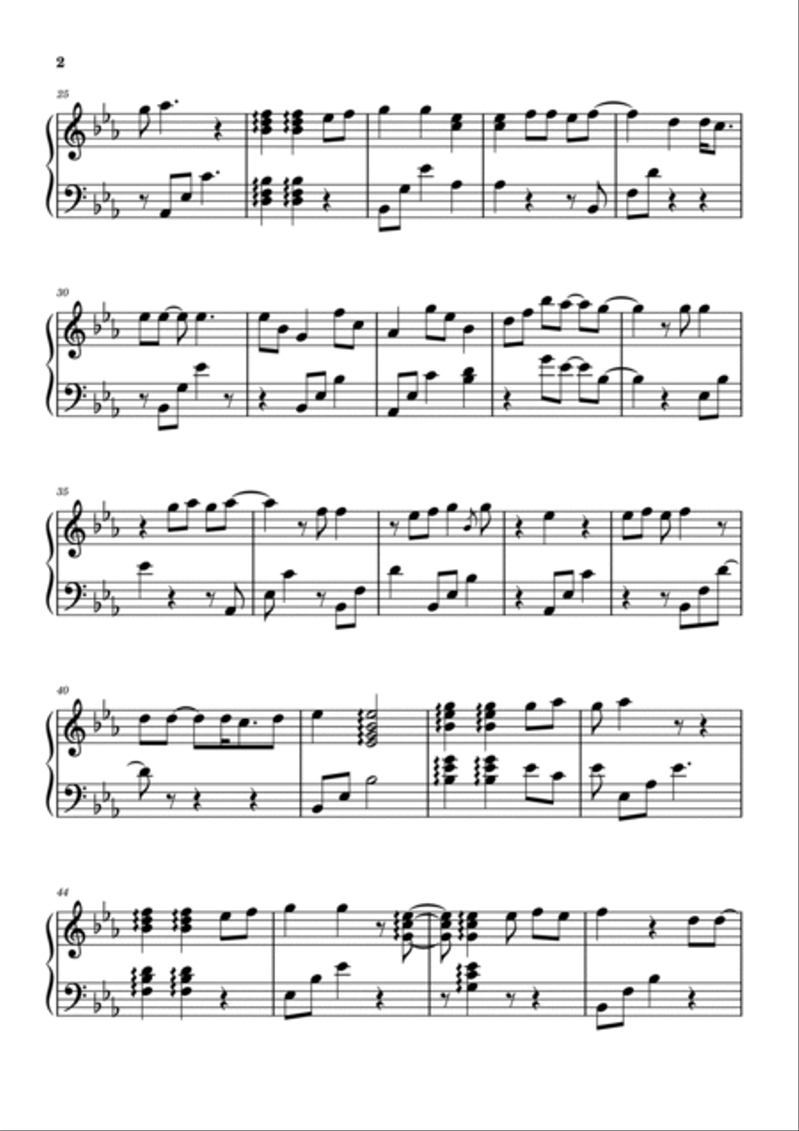 Jesus Remember Me (Taizé) Celtic Harp scores gallery preview page 2