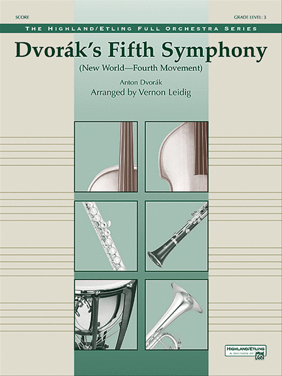 Dvorák's Fifth Symphony (New World, Fourth Movement) Full Orchestra scores gallery preview page 1