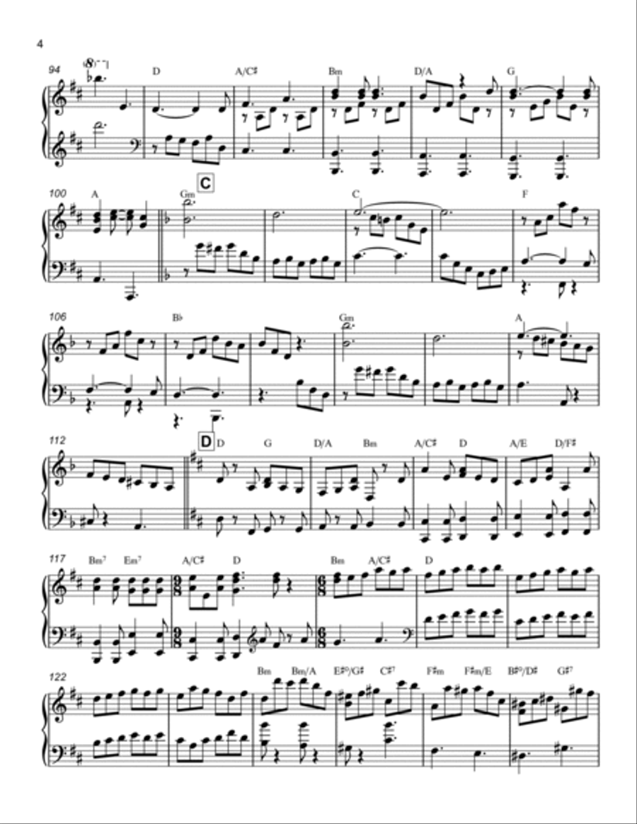 Goodbye Yellow Brick Road Piano Solo scores gallery preview page 4