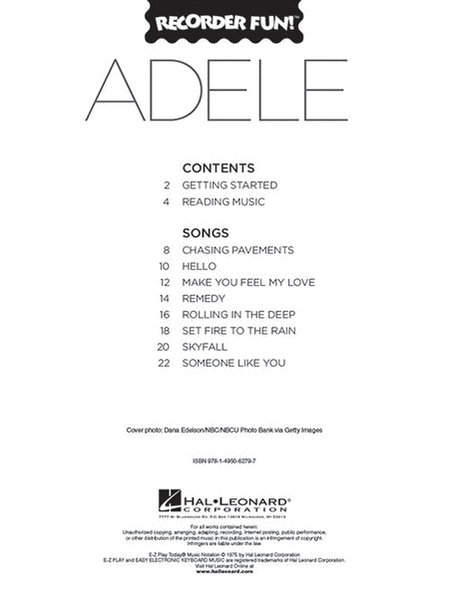 Adele - Recorder Fun!