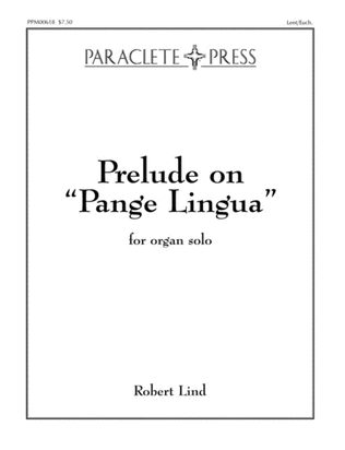 Book cover for Prelude on "Pange Lingua"