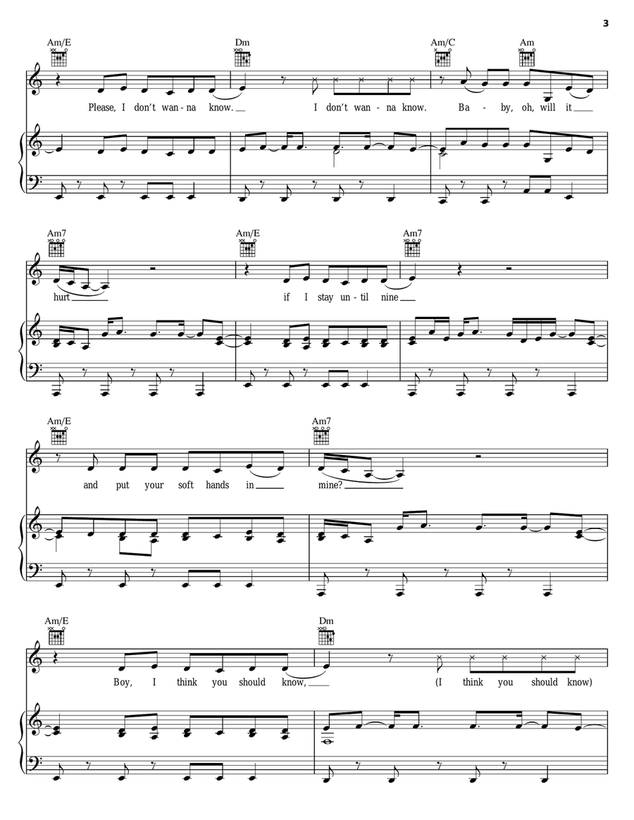 Loving You Piano, Vocal, Guitar scores gallery preview page 3