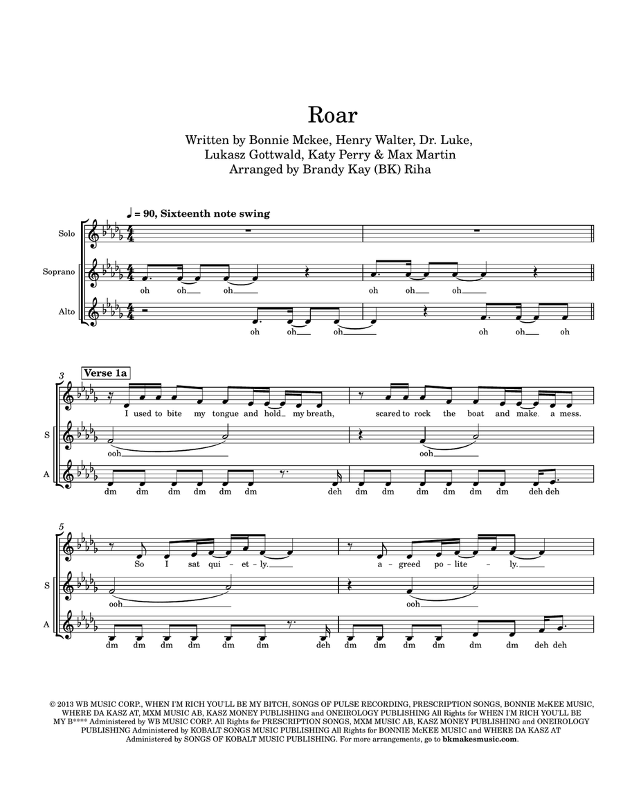 Roar Roar SA scores gallery preview page 1