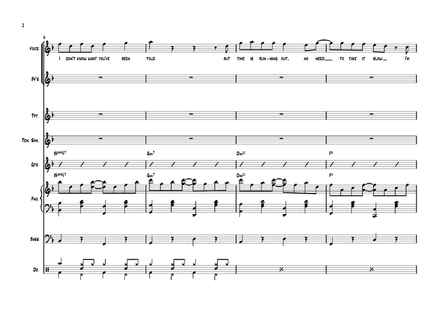 I Ain't Worried Jazz Ensemble scores gallery preview page 2