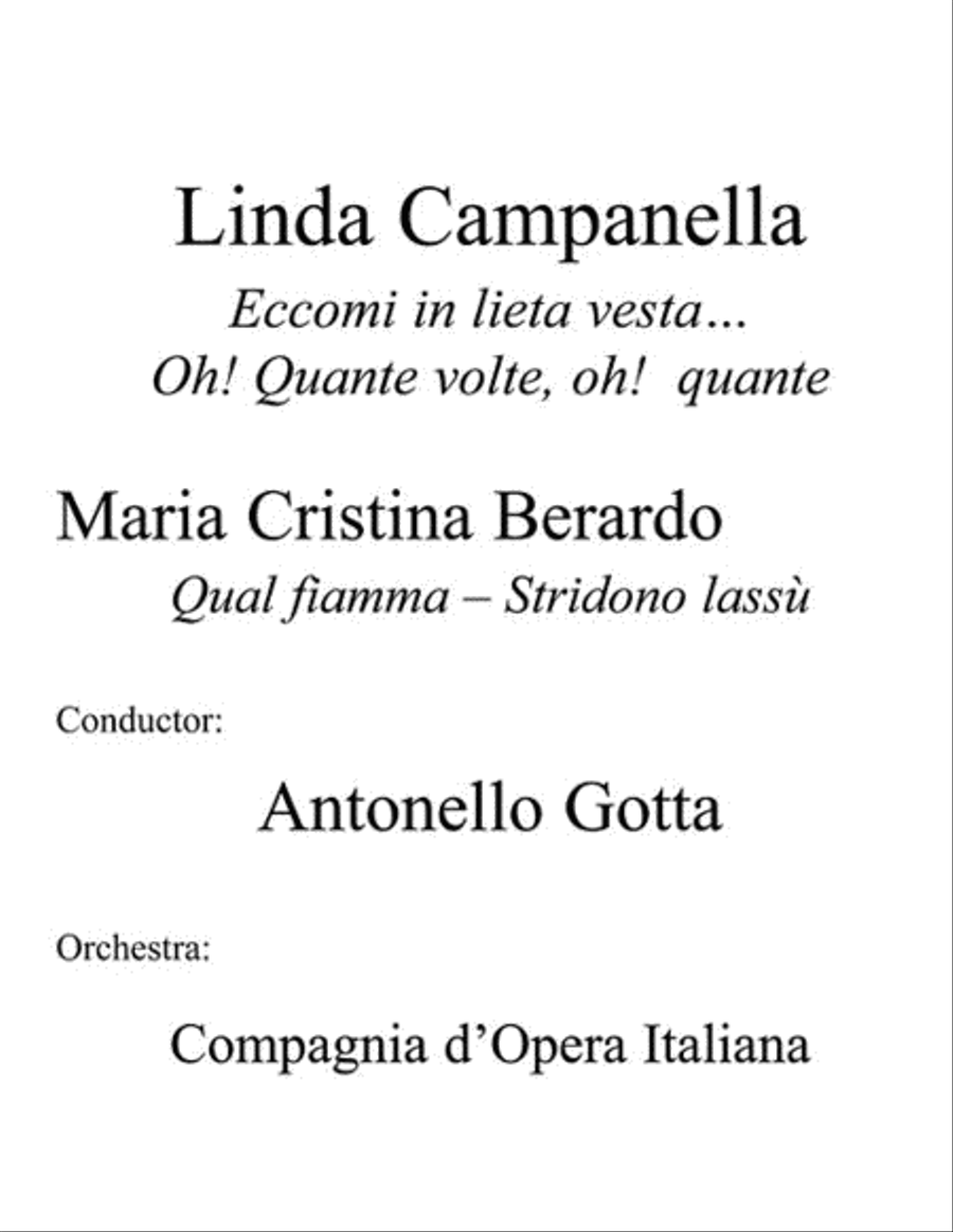 Cantolopera: Arias for Soprano Volume 4 image number null