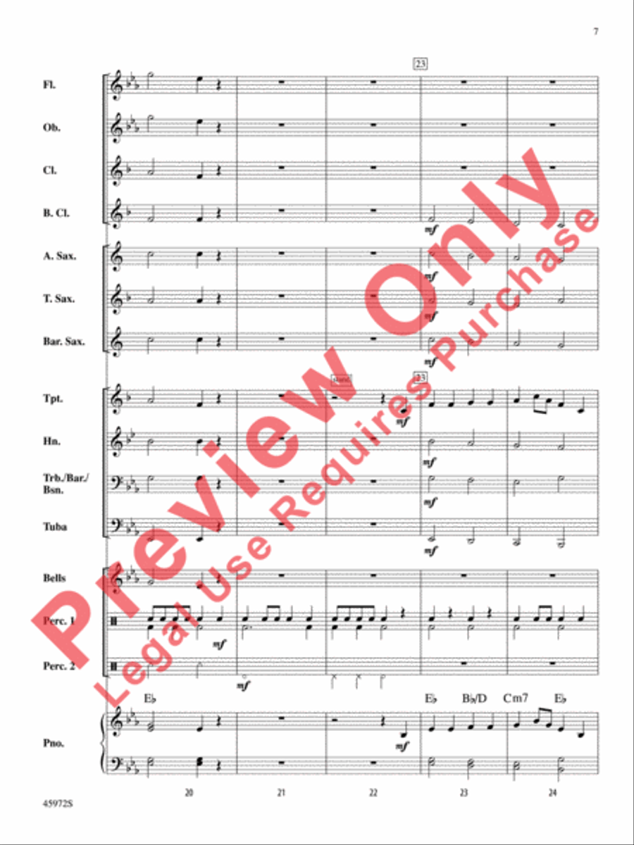 Pop Goes the Band Concert Band scores gallery preview page 8