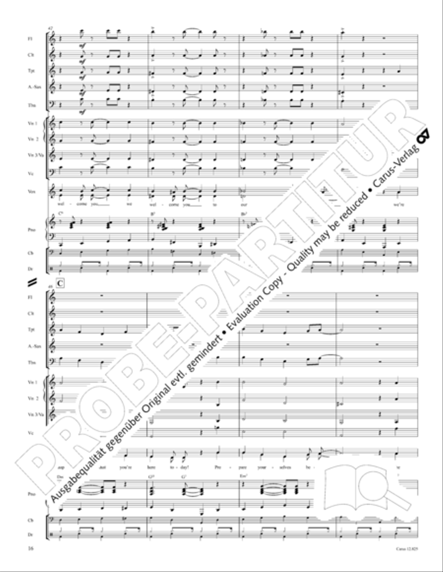 Circus Allegro Circus Allegro Choir scores gallery preview page 17