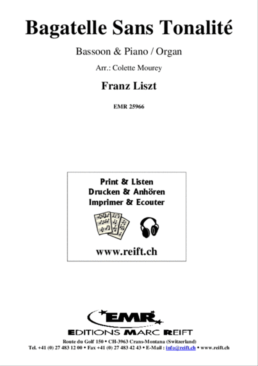 Bagatelle Sans Tonalite Bassoon Solo scores gallery preview page 2