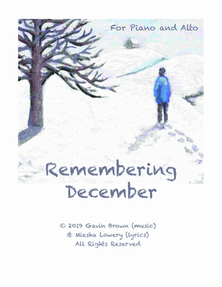 Remembering December for Alto and Piano
