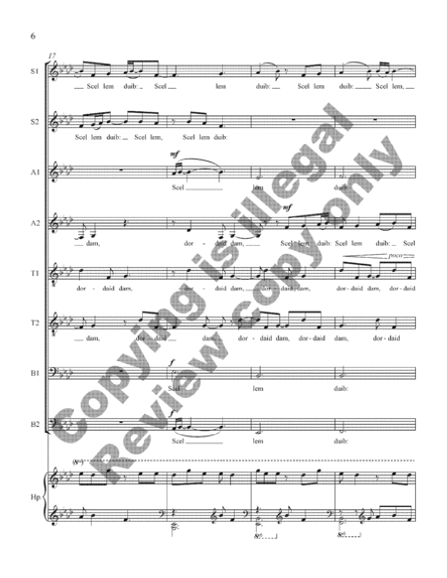 Scel lem duib SSAATTBB scores gallery preview page 6
