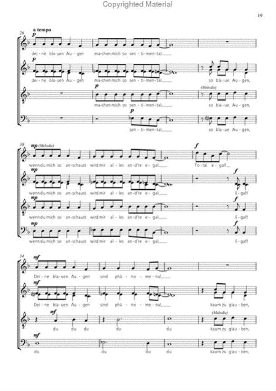 Carbonara 4-Part scores gallery preview page 12