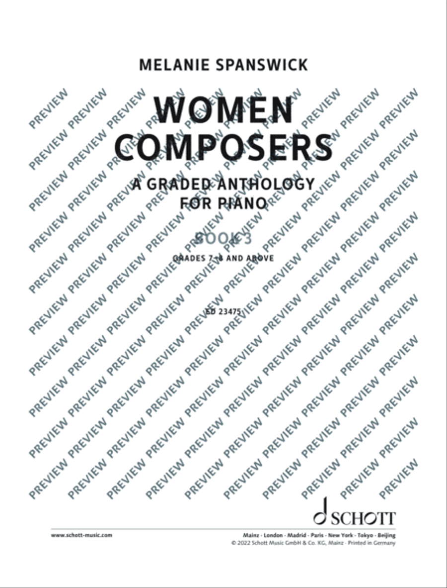 Women Composers Piano Solo scores gallery preview page 2