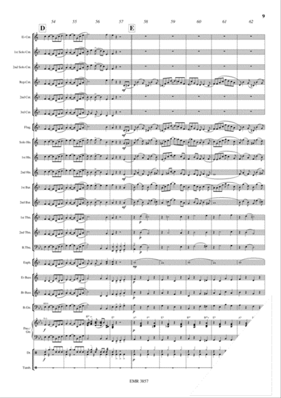 Easy Winners Brass Band scores gallery preview page 10