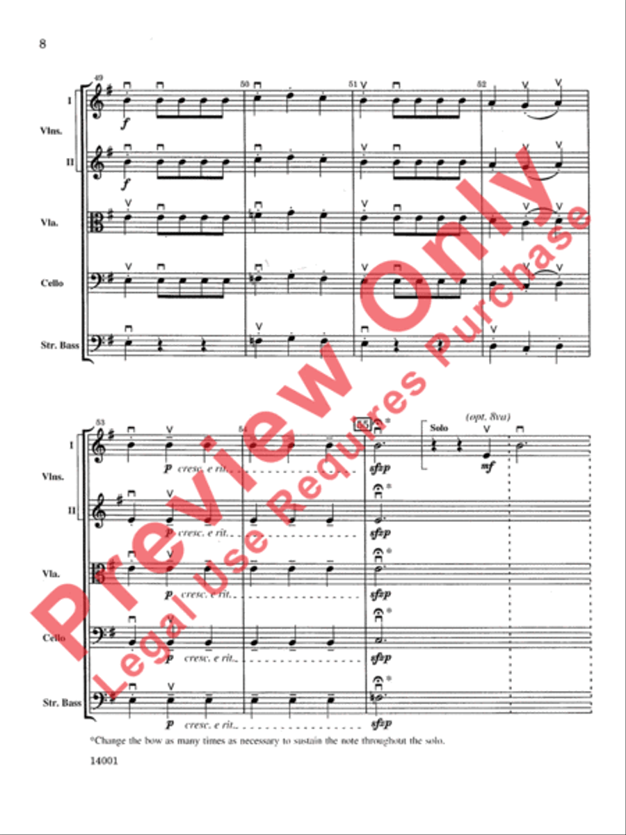 El Toro String Orchestra scores gallery preview page 9