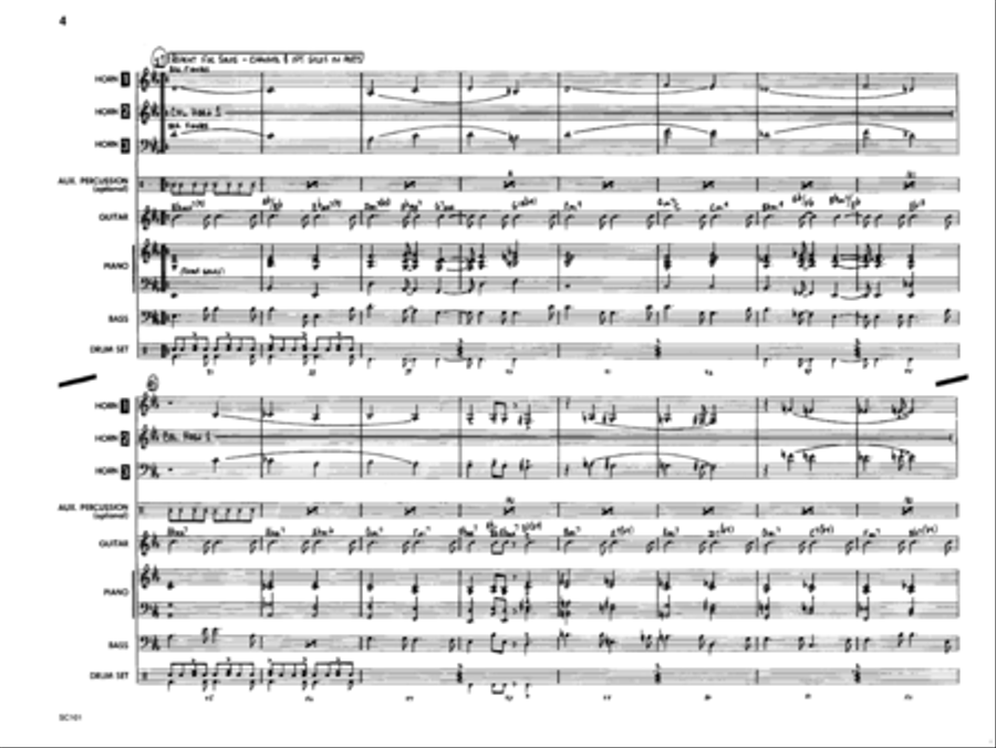 Bossa Sin Nombre Bossa Sin Nombre Jazz Ensemble scores gallery preview page 4