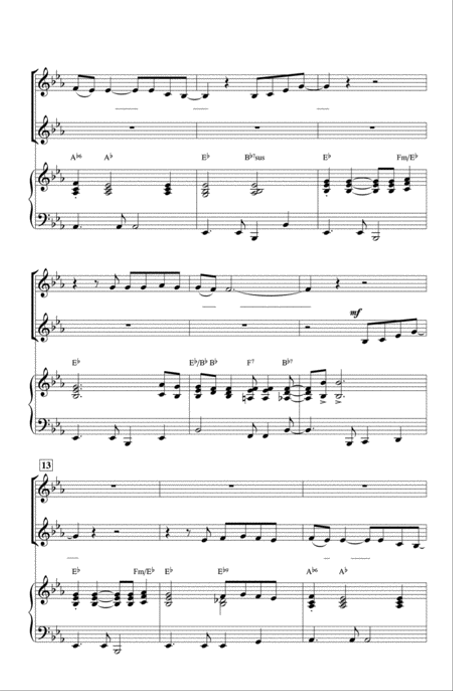 Let Me Be There Women's Choir scores gallery preview page 3