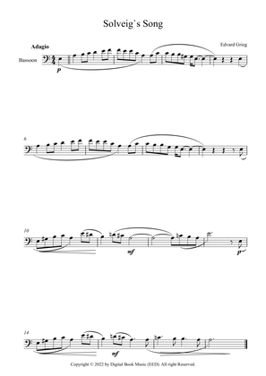 Solveig`s Song - Edvard Grieg (Bassoon)