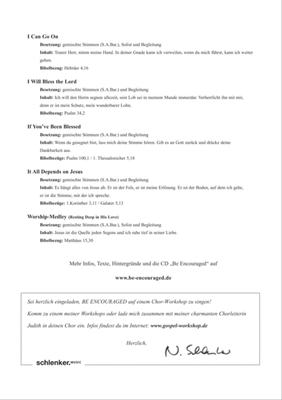 Be Encouraged 4-Part scores gallery preview page 13