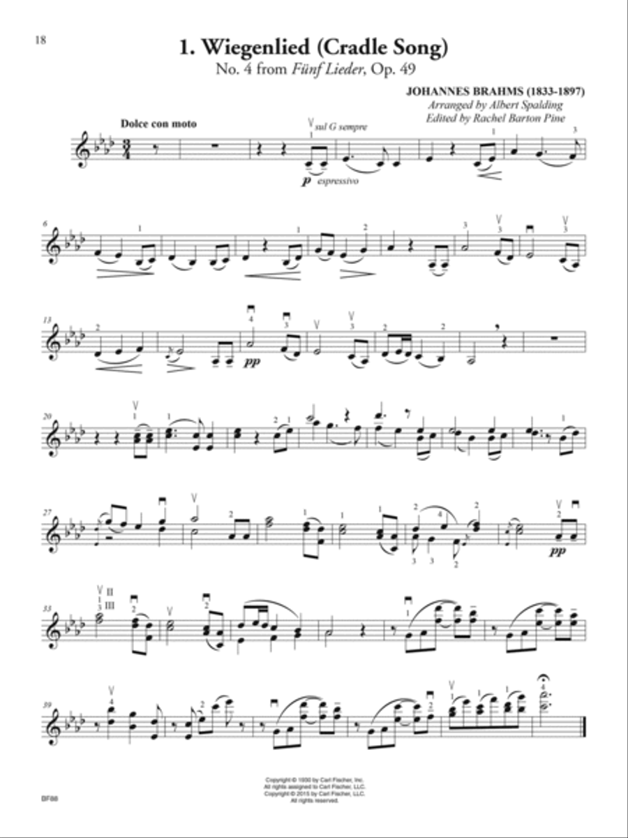 Violin Lullabies Violin Solo scores gallery preview page 2