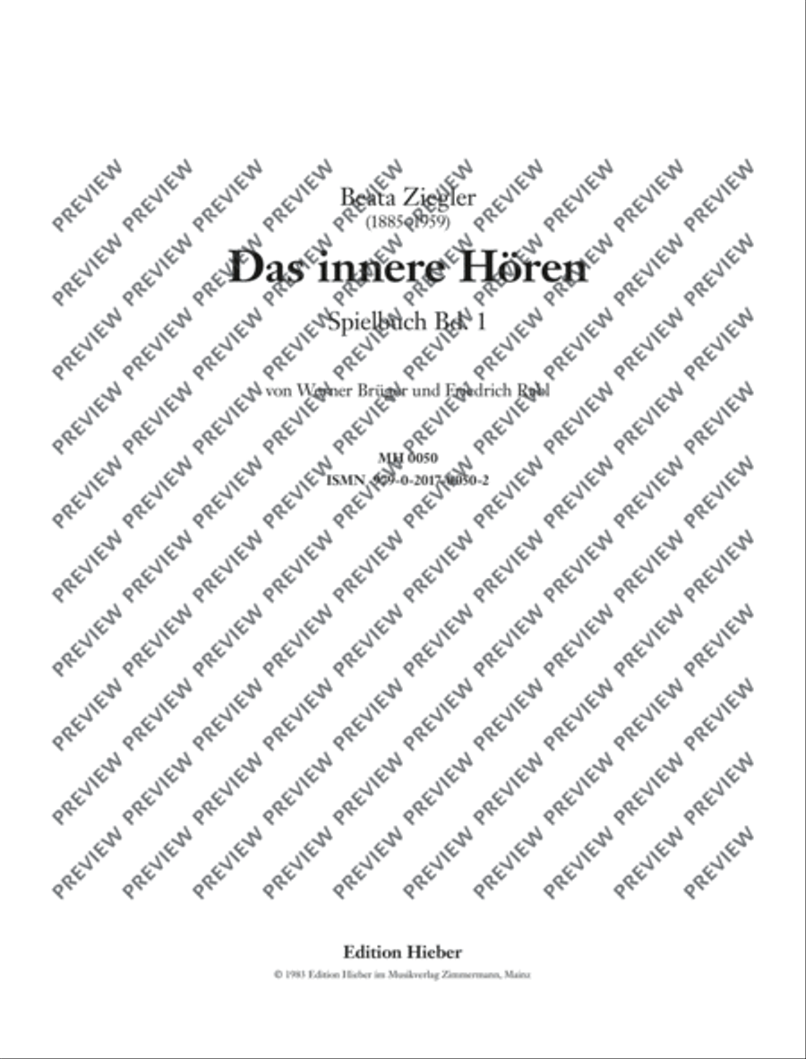 Das innere Hören Piano Solo scores gallery preview page 2