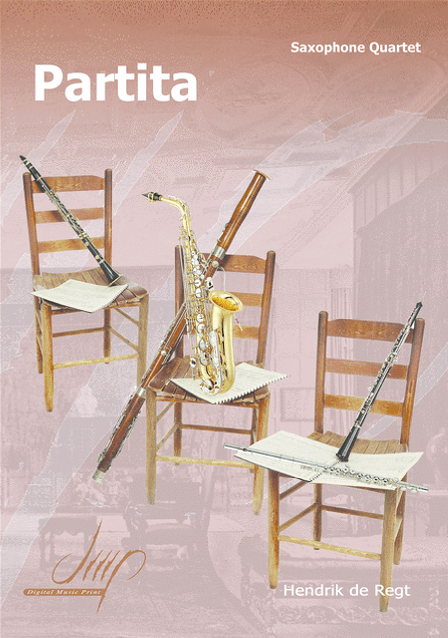 Partita For Sax Quartet Partita For Sax Quartet Saxophone Quartet scores gallery preview page 1