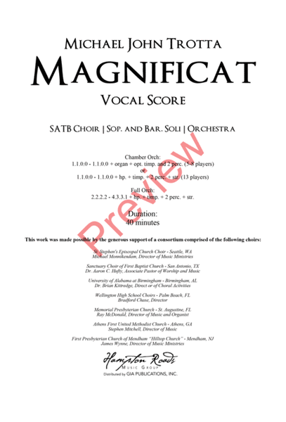 Magnificat SATB P/V Score image number null