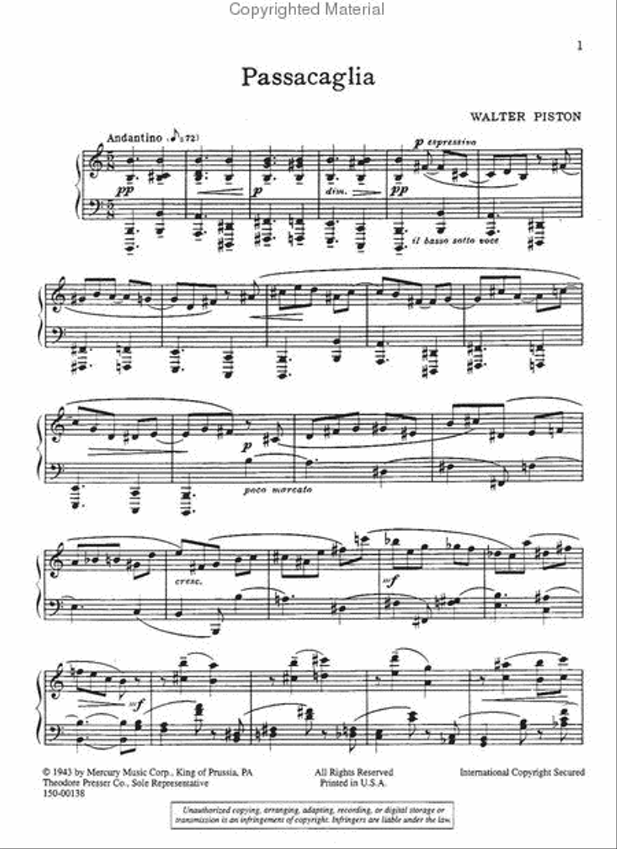 Passacaglia Chamber Music scores gallery preview page 2