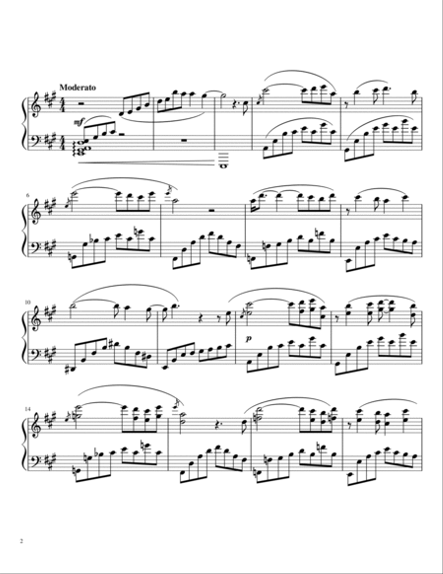 Blossoming Spring Blossoming Spring Piano Solo scores gallery preview page 2