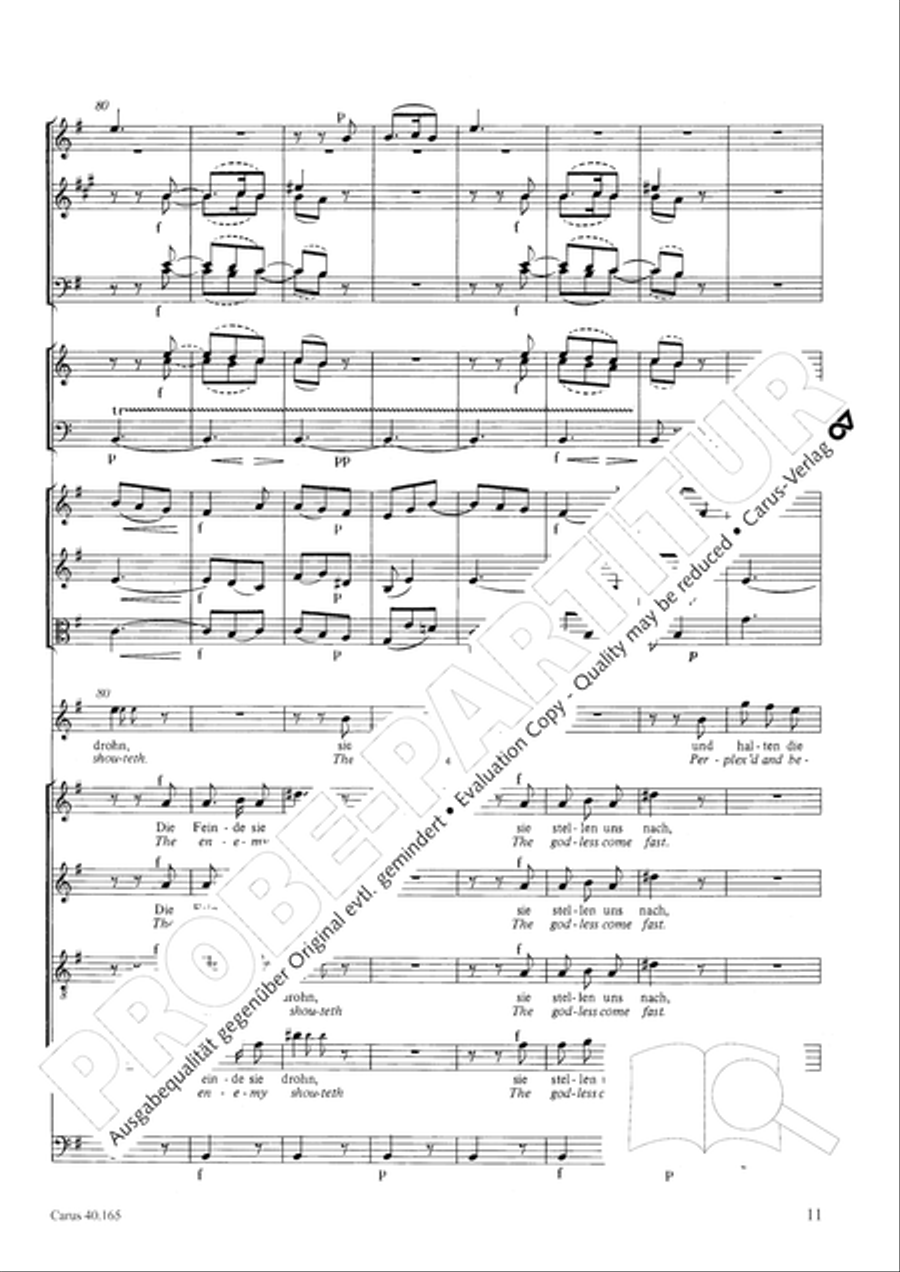 Hor mein Bitten (2 Fassungen) Score scores gallery preview page 22